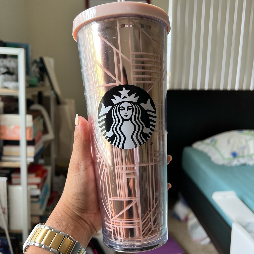 Starbucks Rose Gold Tumbler